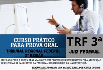 Curso Online Prova Oral XX TRF3ª REGIÃO